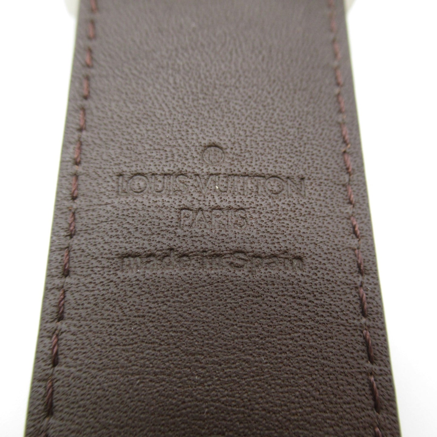 LOUIS VUITTON Ceinture 33.5" Brown Monogram PVC coated canvas M6887V