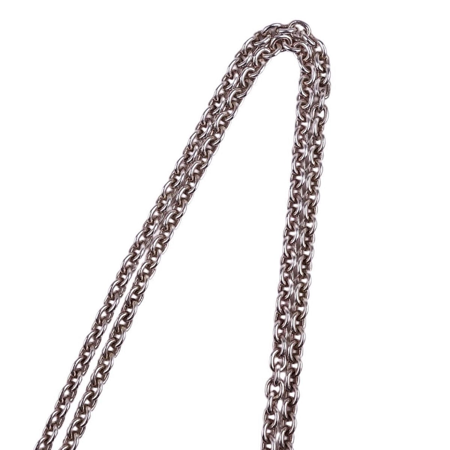 Gucci necklace interlocking silver 925 men's