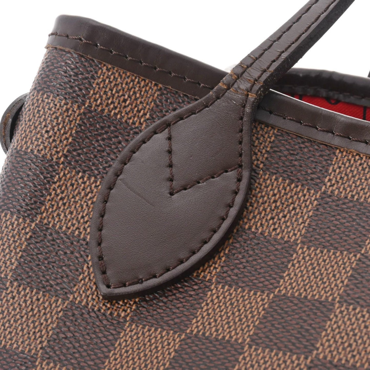 LOUIS VUITTON Damier Neverfull PM Brown N51109 Ladies Canvas Handbag