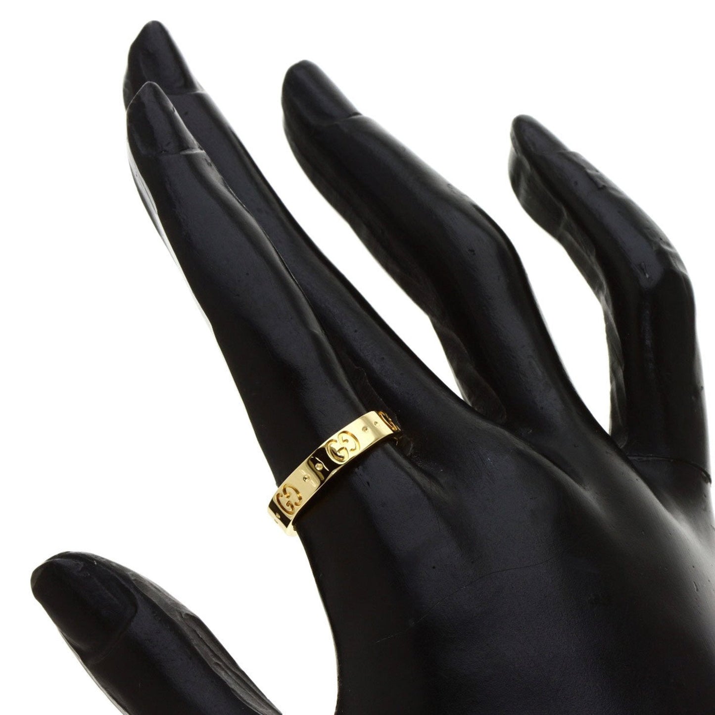 Gucci Icon #13 Ring K18 Yellow Gold Ladies GUCCI