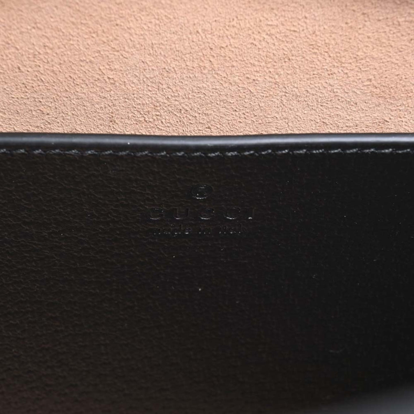 GUCCI Bamboo Leather Diana Double G 2WAY Handbag 702721 Black Ladies