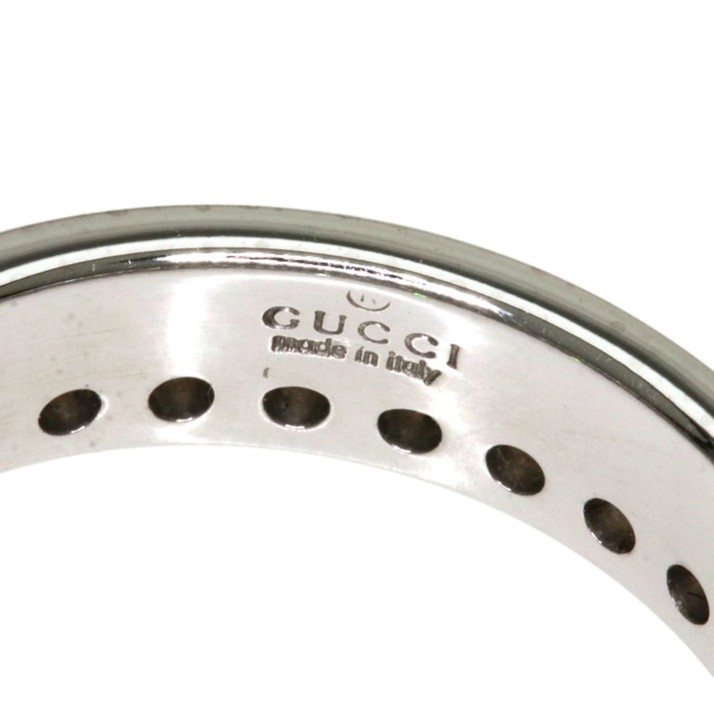 Gucci Eternity Diamond Ring / K18 White Gold Ladies