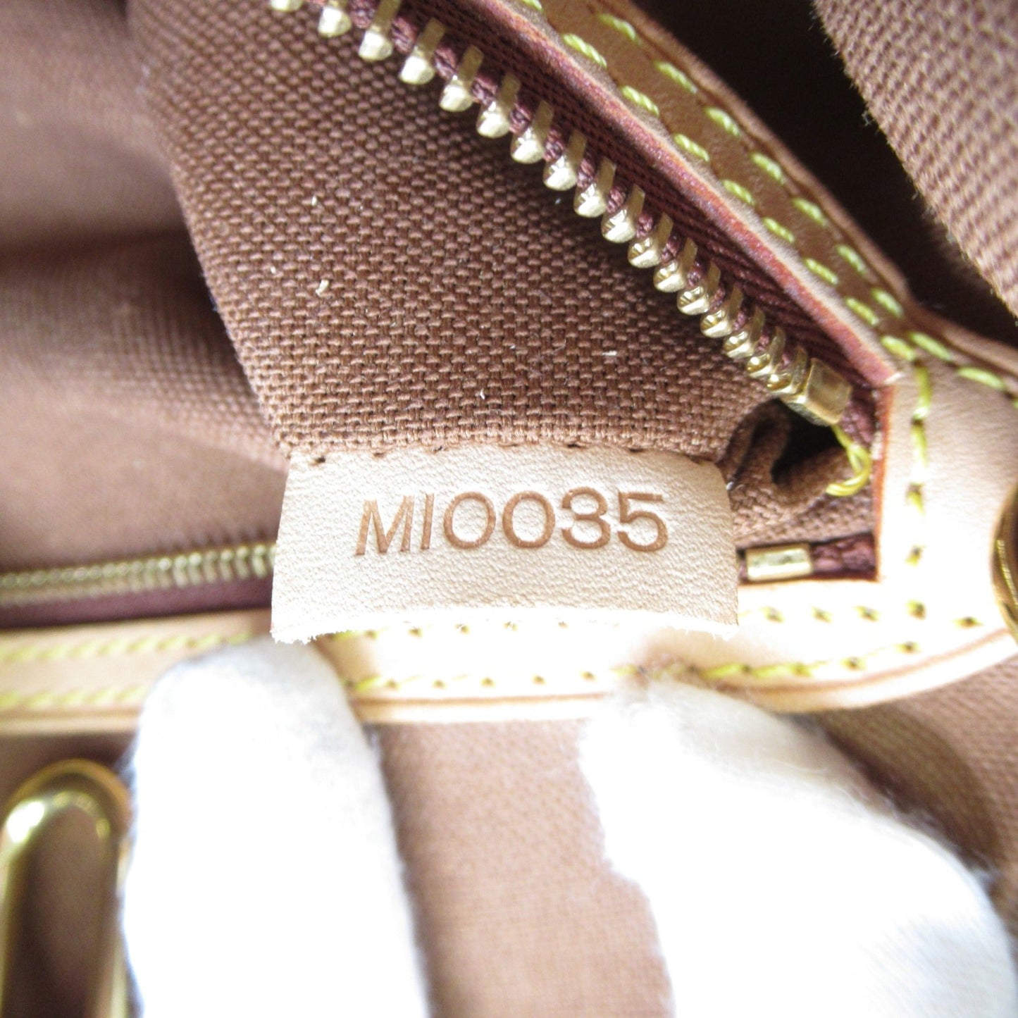 LOUIS VUITTON Batignolles Vertical Tote Bag Brown Monogram PVC coated canvas M51153