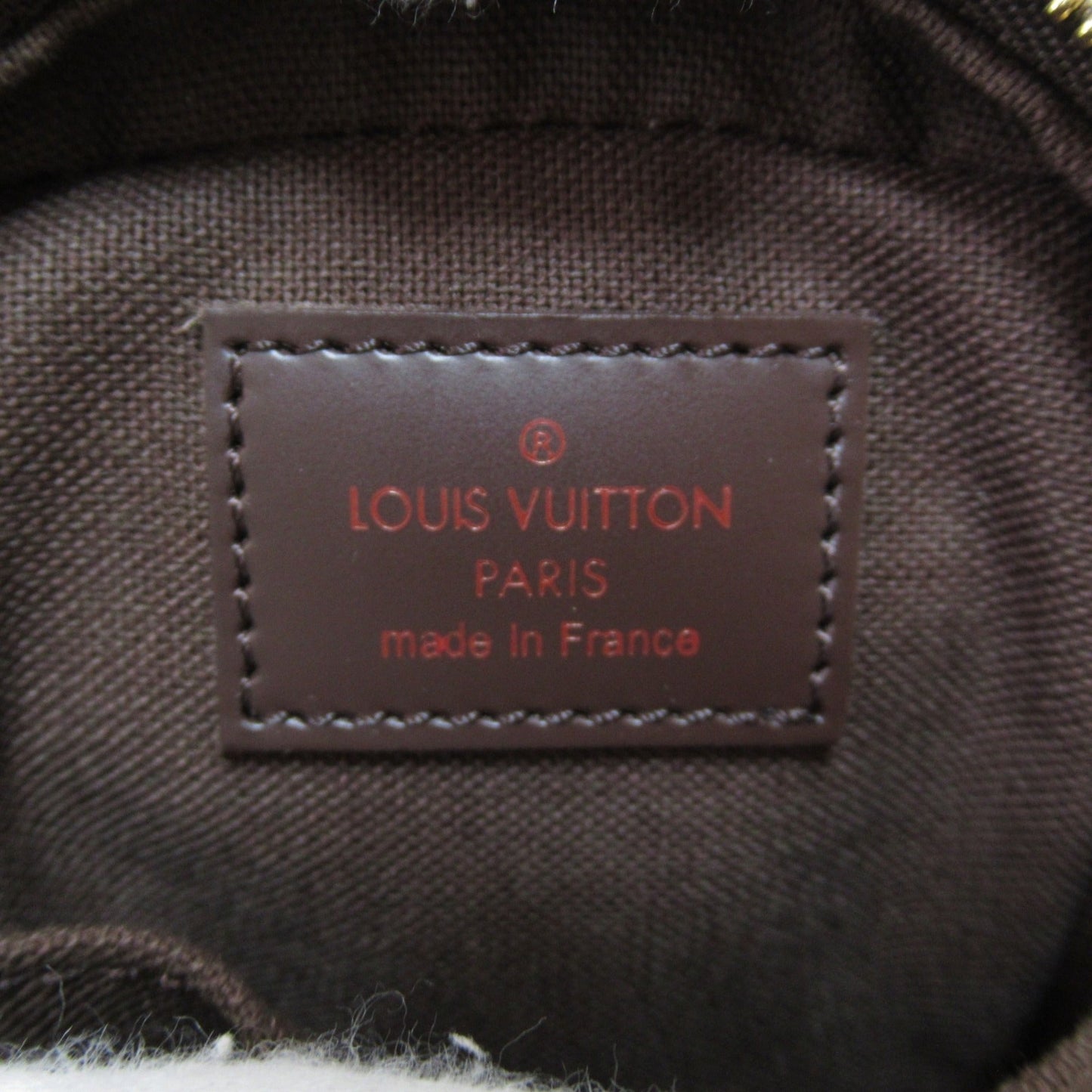 LOUIS VUITTON Etui Okapi digital camera case Brown Ebene Damier PVC coated canvas N61737