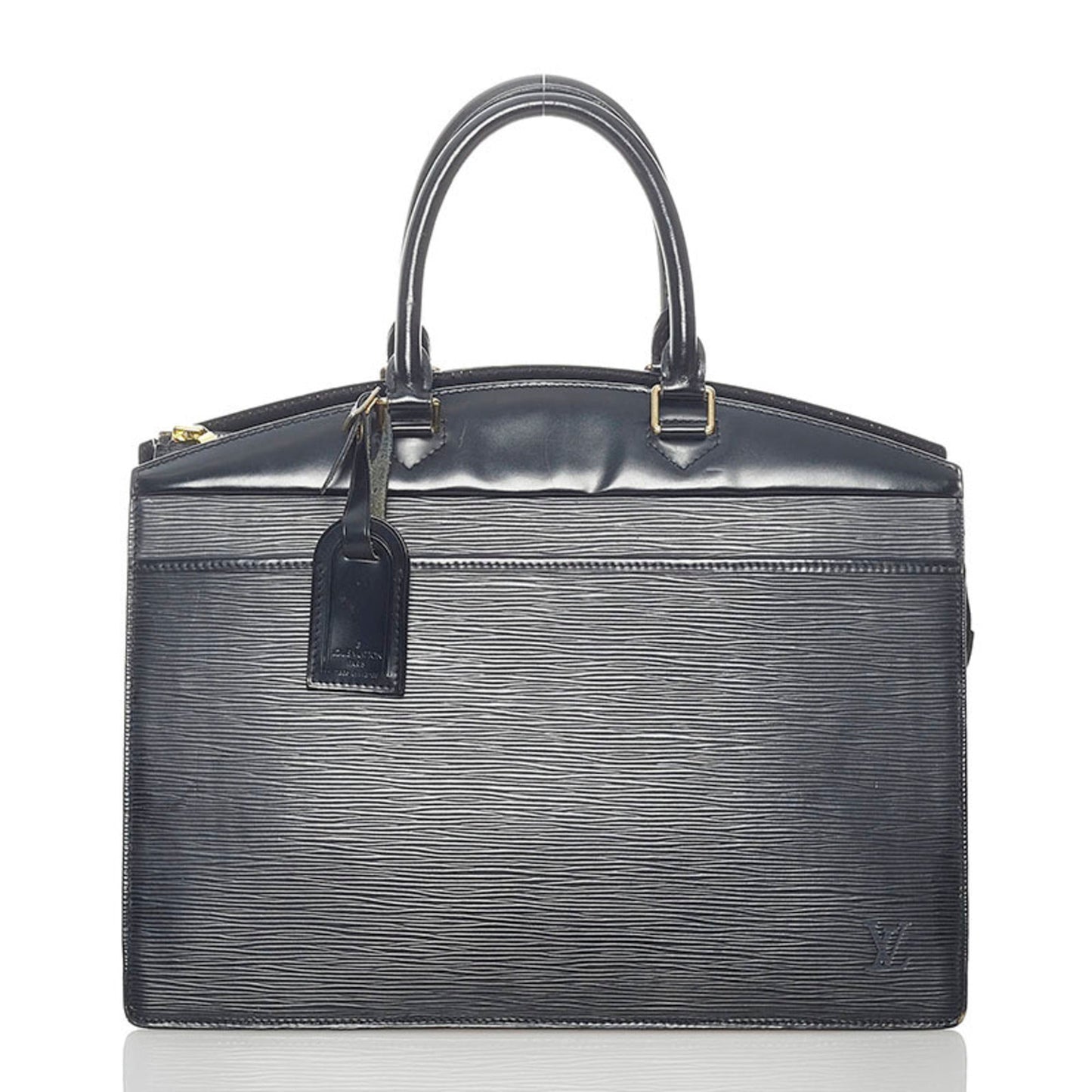 Louis Vuitton Epi Riviera Handbag M48182 Noir Leather Ladies LOUIS VUITTON