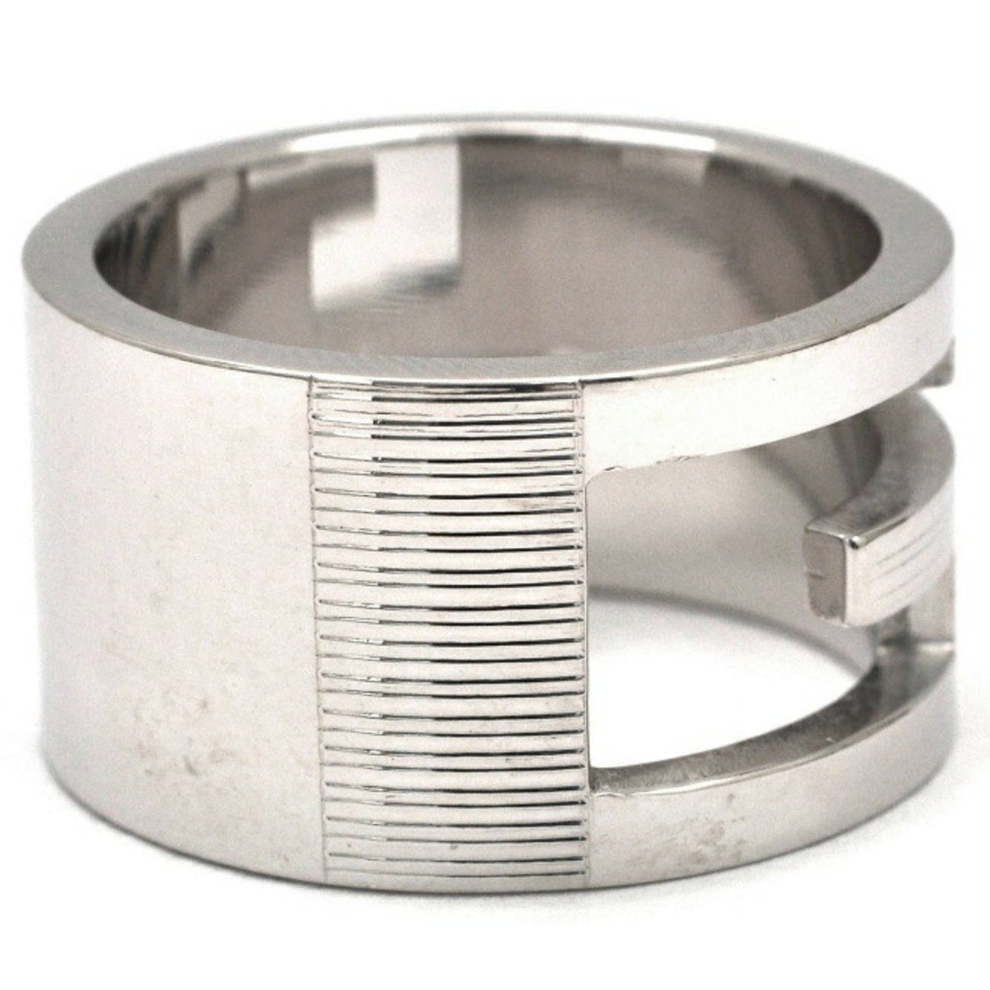 Gucci Ring Silver Branded Regular 032661-09840-8106 925 GUCCI Finished No. 14 # Band Men's Women's Unisex