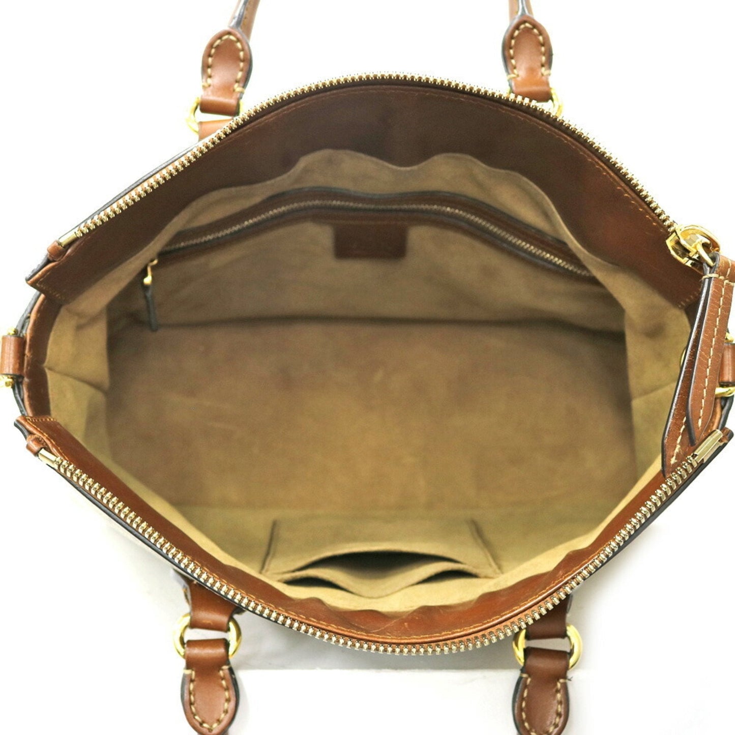 Gucci Shoulder Bag GG Beige Ladies