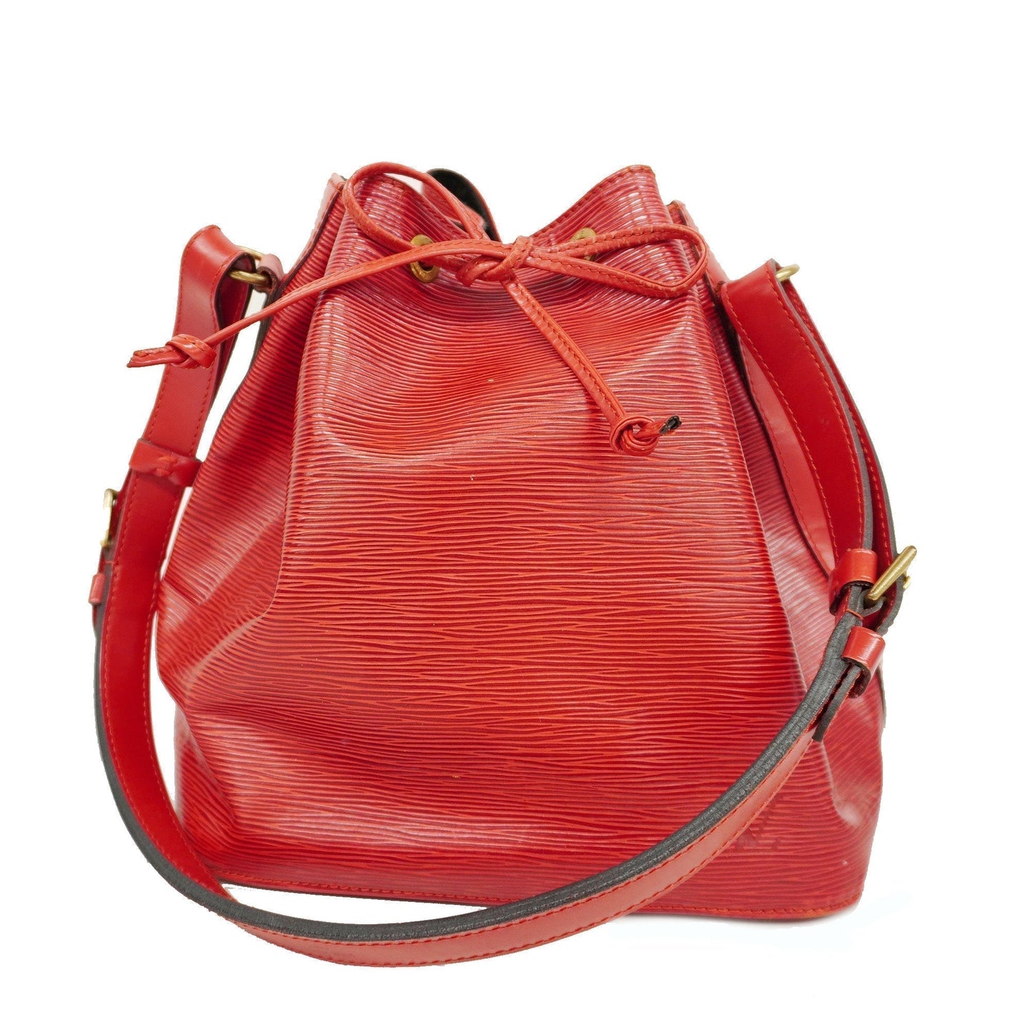 Louis Vuitton  Epi Petit Noe M44107 Women's Shoulder Bag Castilian Red