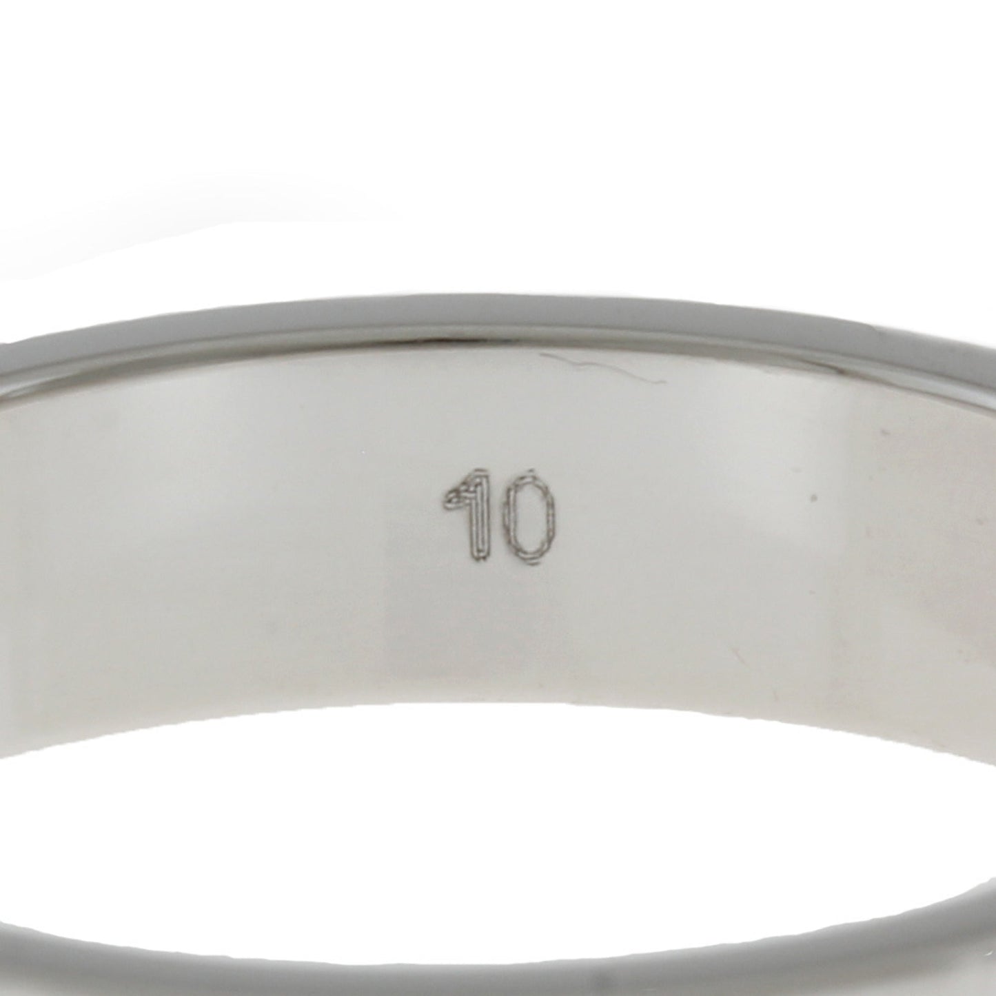 Gucci Icon Ring No. 9.5 18K K18 White Gold Women's