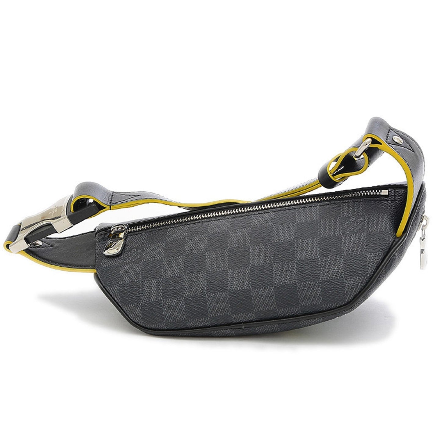 Louis Vuitton Damier Graphite Bum Bag Logo Print Body N40276 Men's