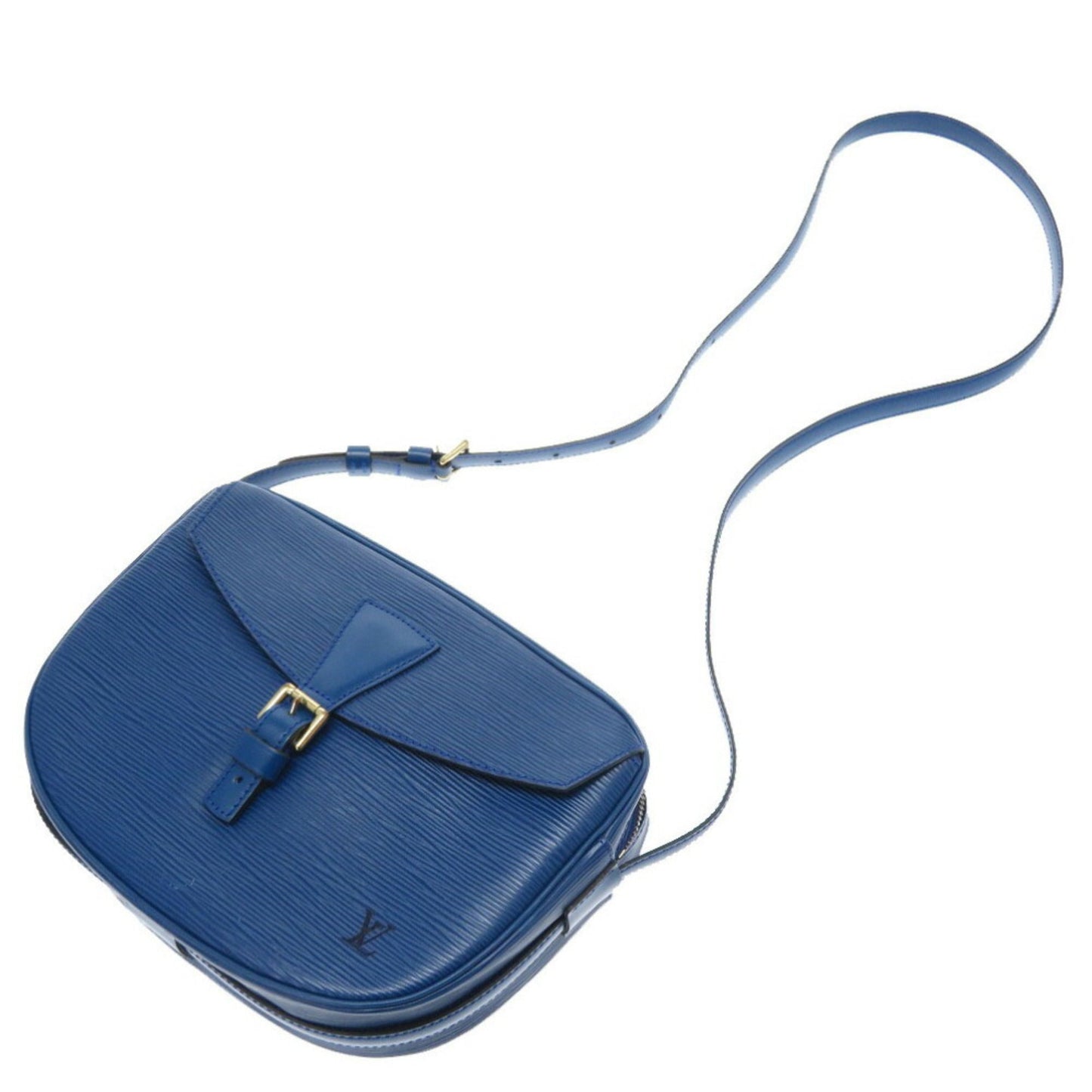 Louis Vuitton Epi Genefille Blue M52155 Shoulder Bag Louis Vuitton 0146 LOUIS VUITTON