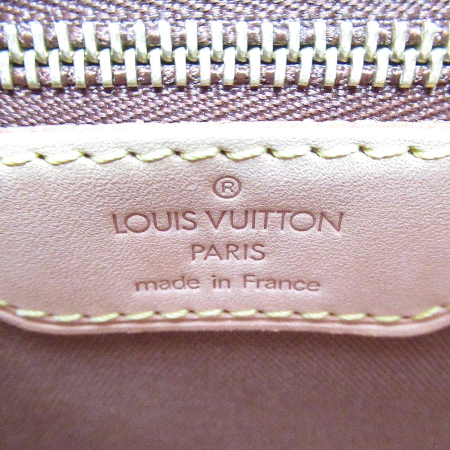 LOUIS VUITTON Batignolles Vertical Tote Bag Brown Monogram PVC coated canvas M51153