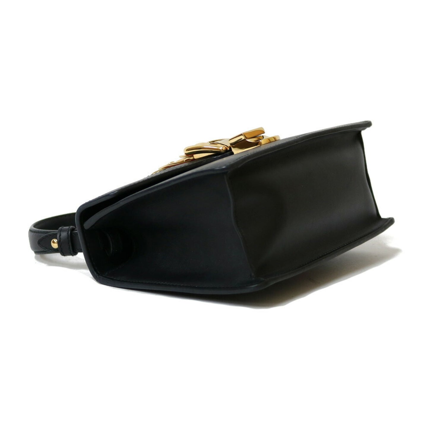 Gucci Sylvie Mini Handbag Shoulder Bag Black Ladies