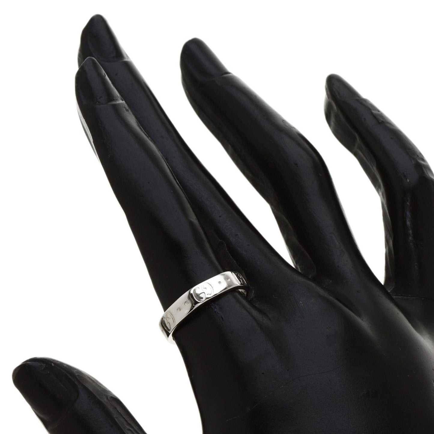 Gucci Icon #13 Ring K18 White Gold Ladies GUCCI
