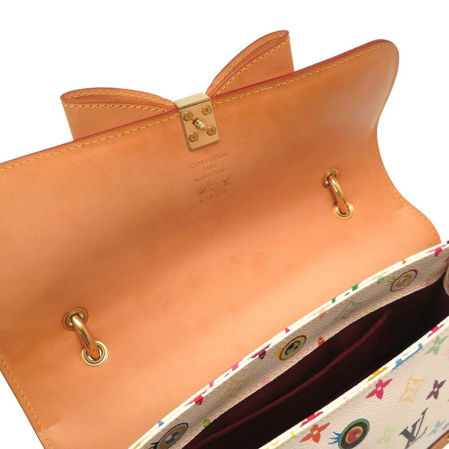Louis Vuitton Eye Miss You Sack Mule Monogram Multicolor Blanc M92051 Handbag Bag White