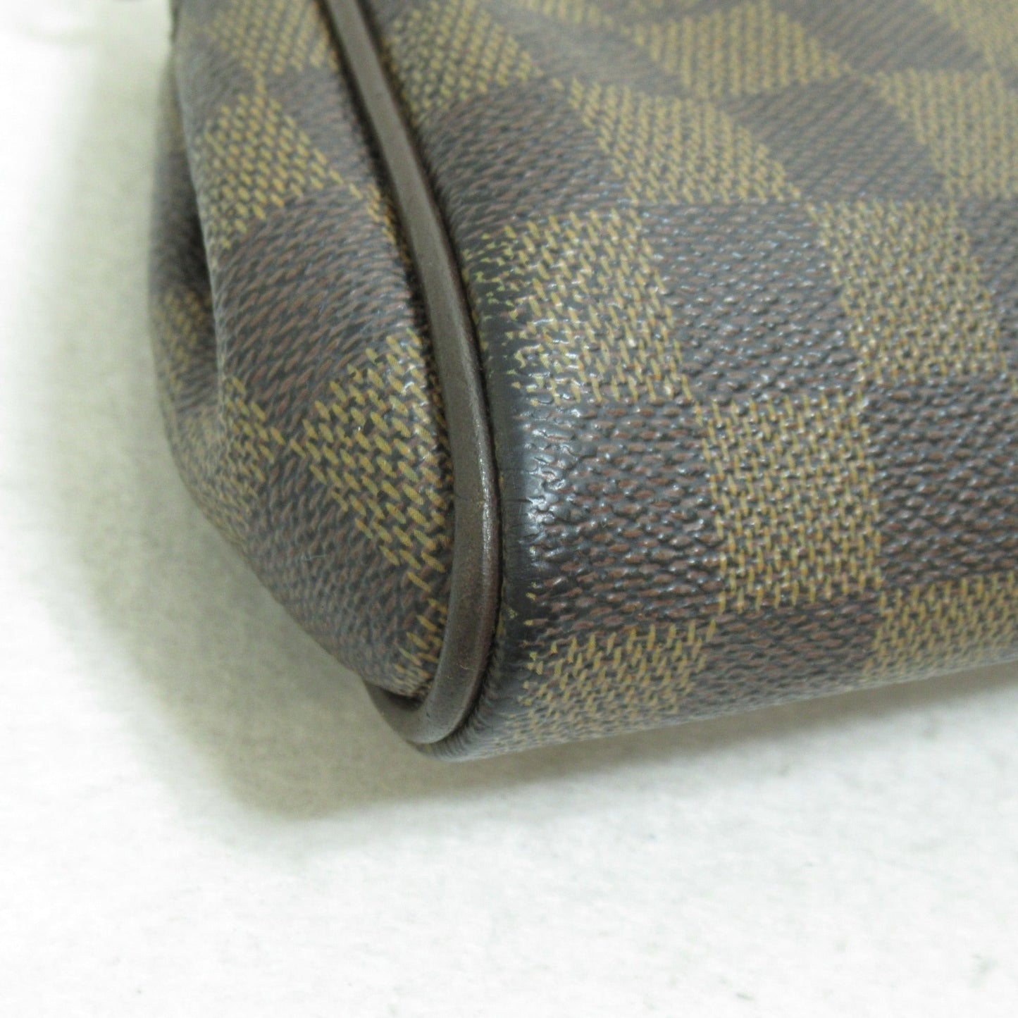 LOUIS VUITTON Eva Brown Ebene Damier PVC coated canvas N55213