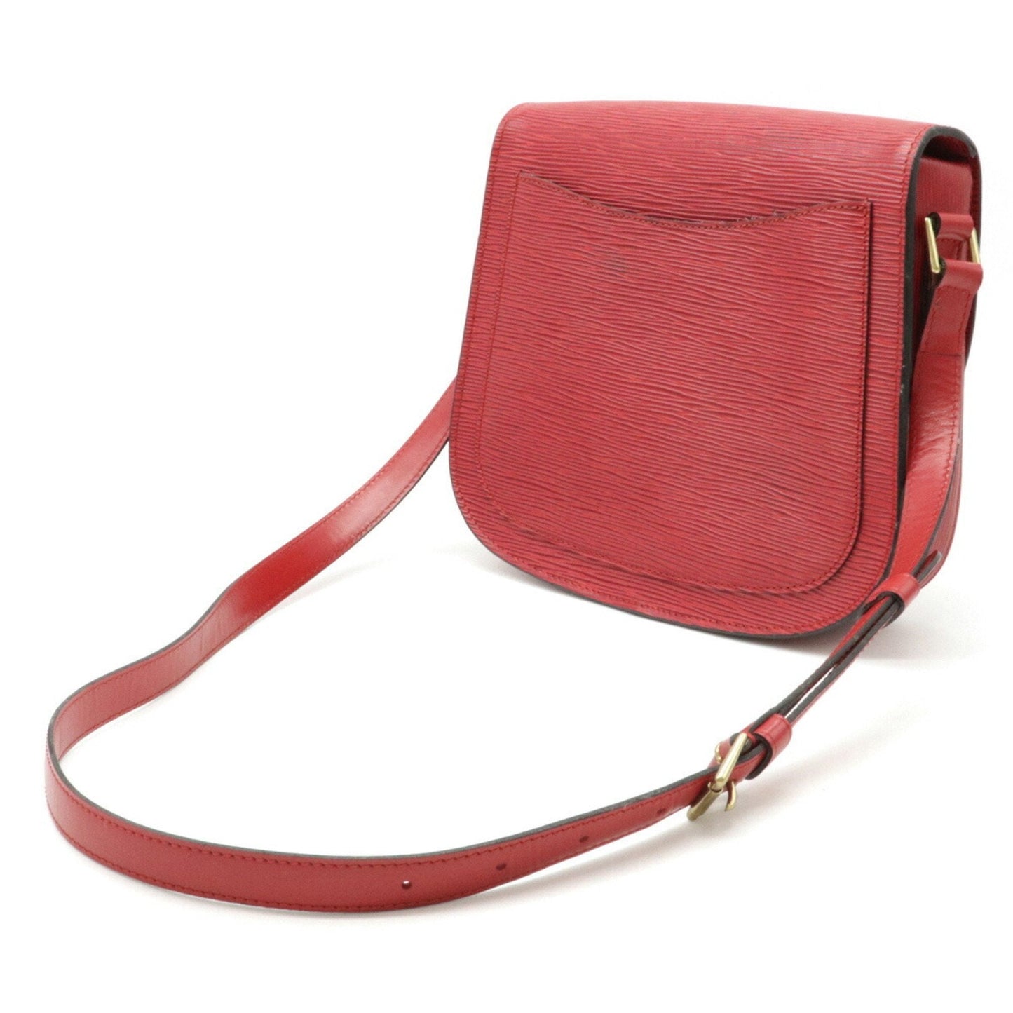 Louis Vuitton Epi Sun Crew Shoulder Bag Leather Castilian Red M52197