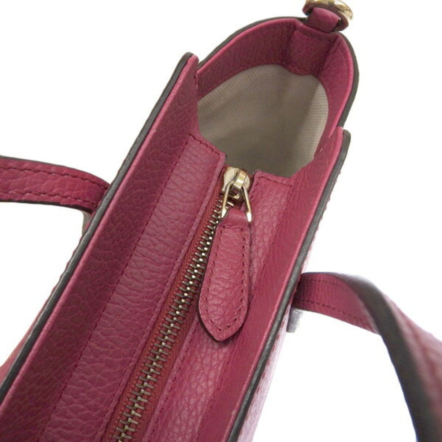 Gucci leather swing mini handbag pink