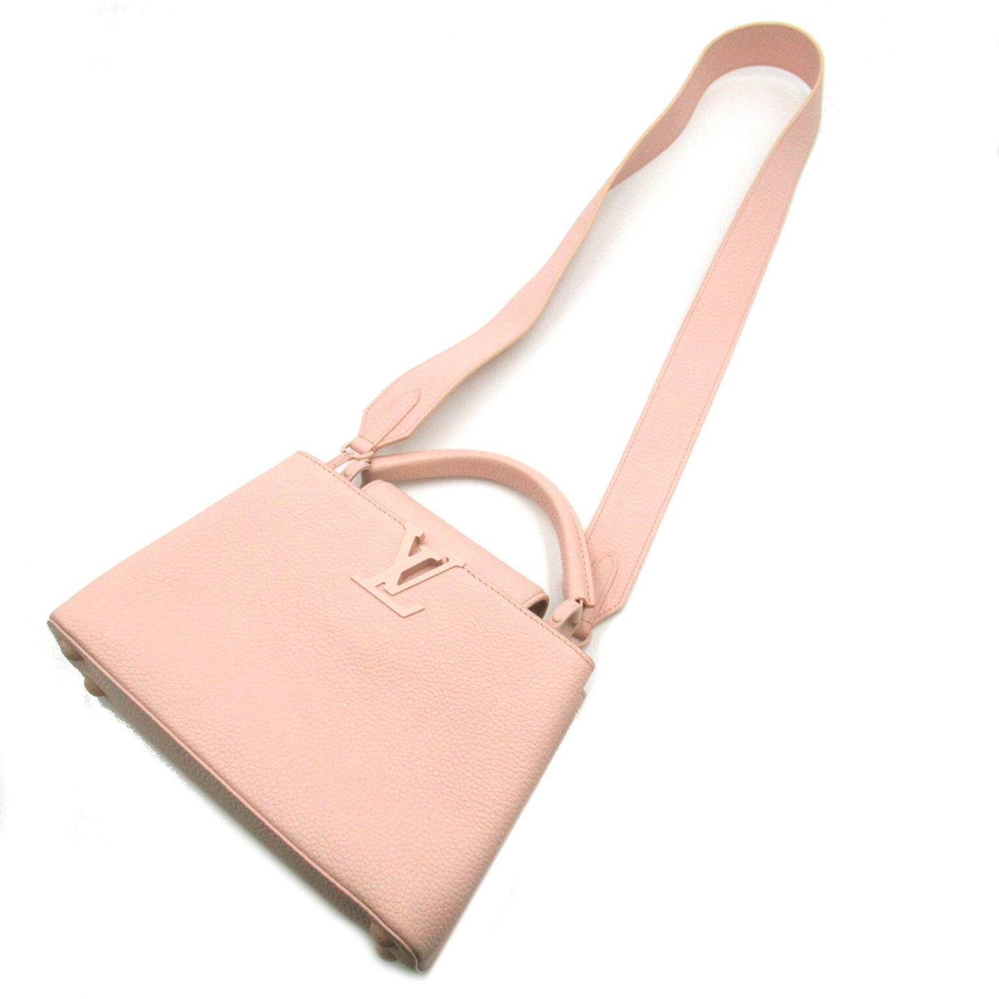 LOUIS VUITTON CapucineBB Pink Audrose Taurillon Clemence Leather leather M55773