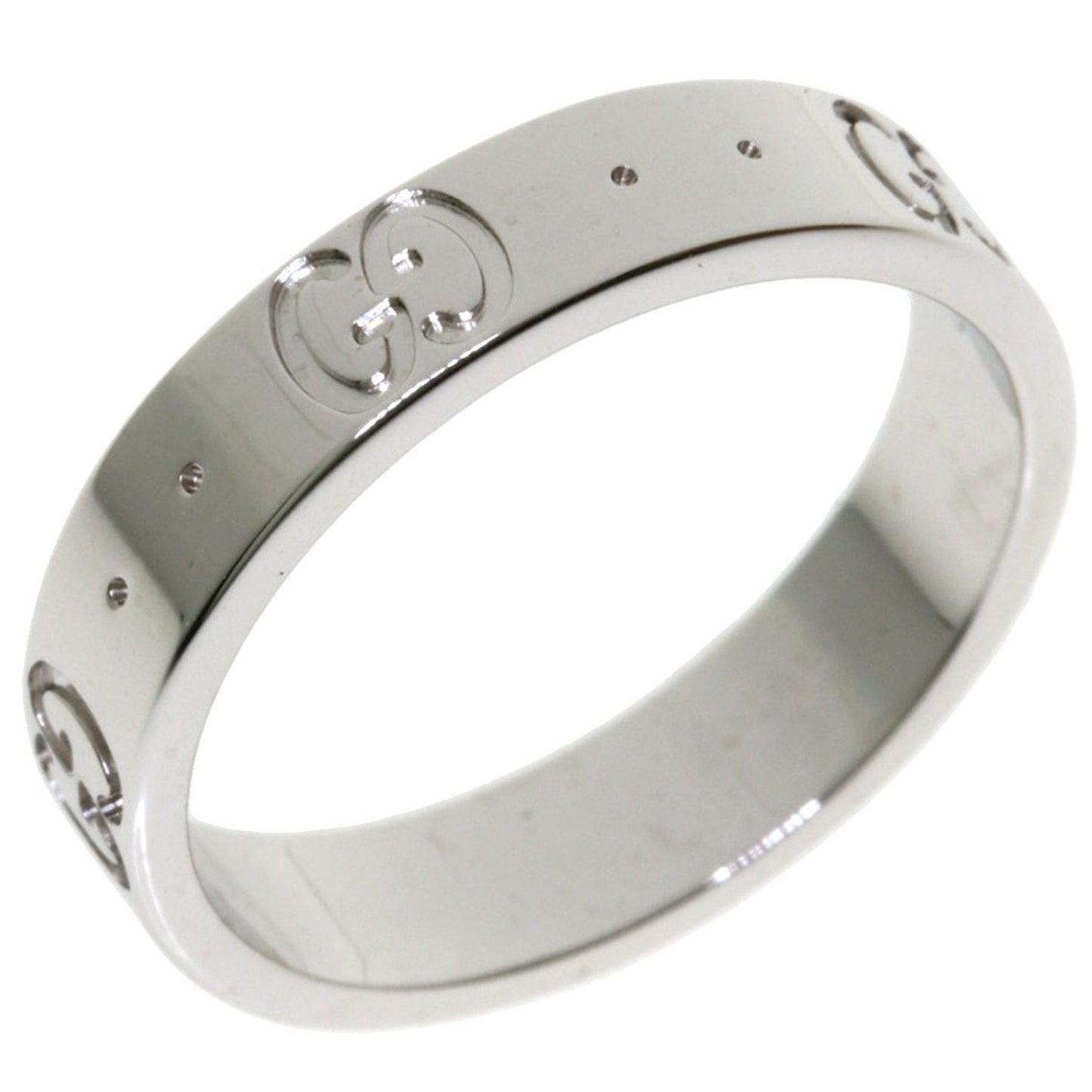 Gucci Icon # 10 Ring / K18 White Gold Ladies GUCCI