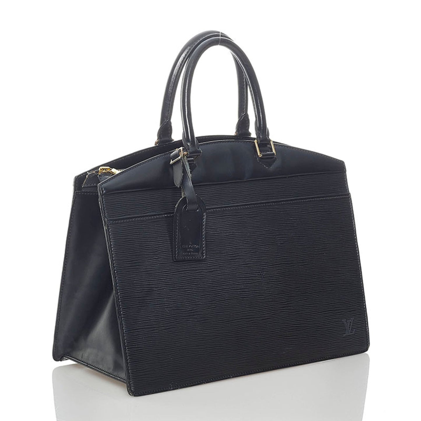 Louis Vuitton Epi Riviera Handbag M48182 Noir Leather Ladies LOUIS VUITTON