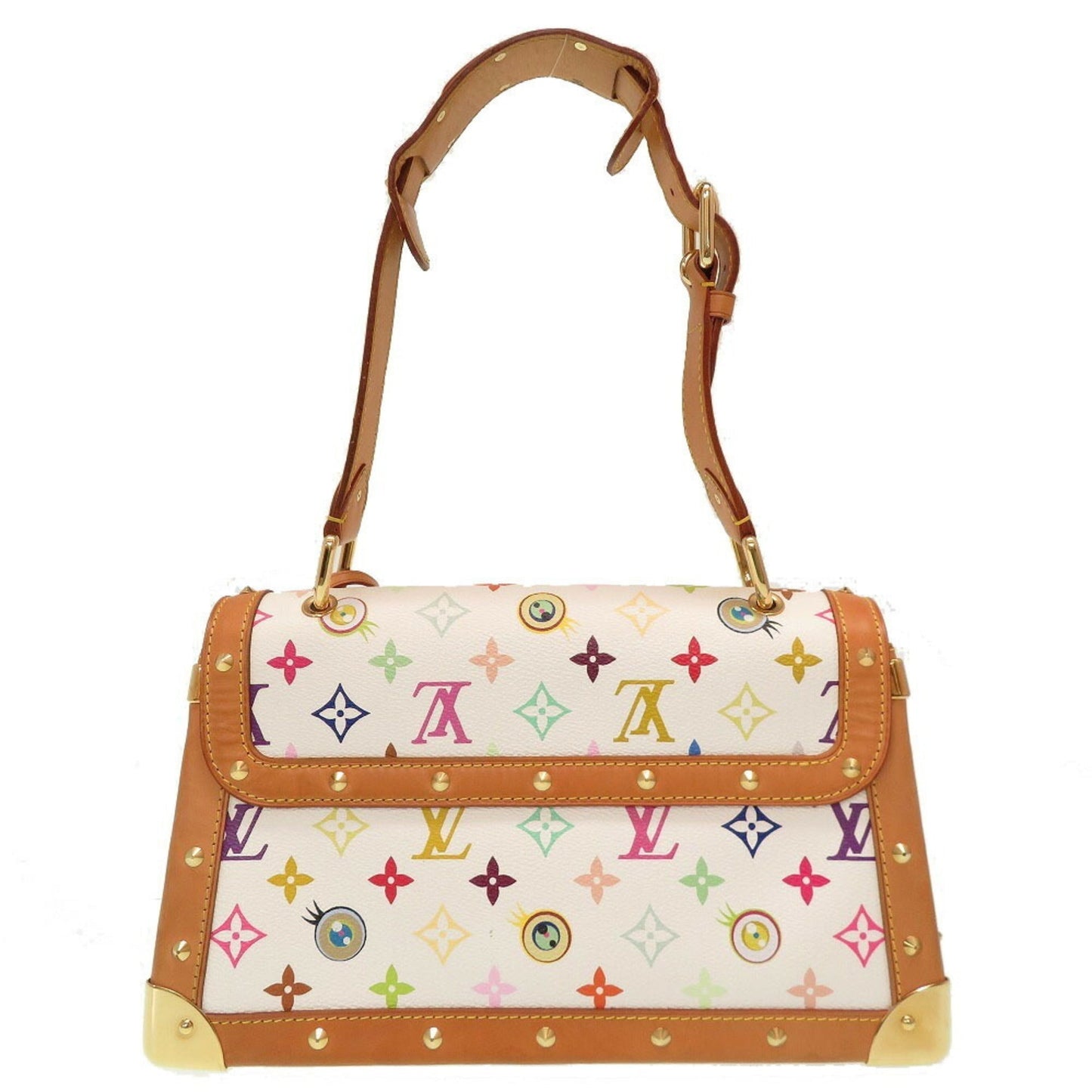 Louis Vuitton Eye Miss You Sack Mule Monogram Multicolor Blanc M92051 Handbag Bag White
