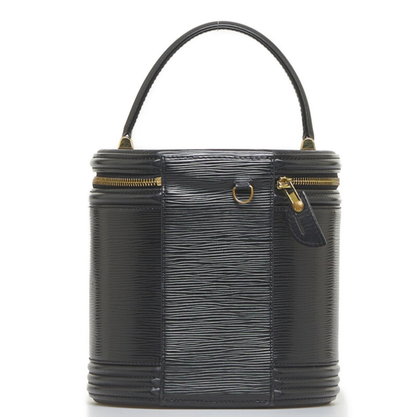 LOUIS VUITTON Epi Cannes Handbag Vanity Bag M48032 Noir Black Leather Ladies
