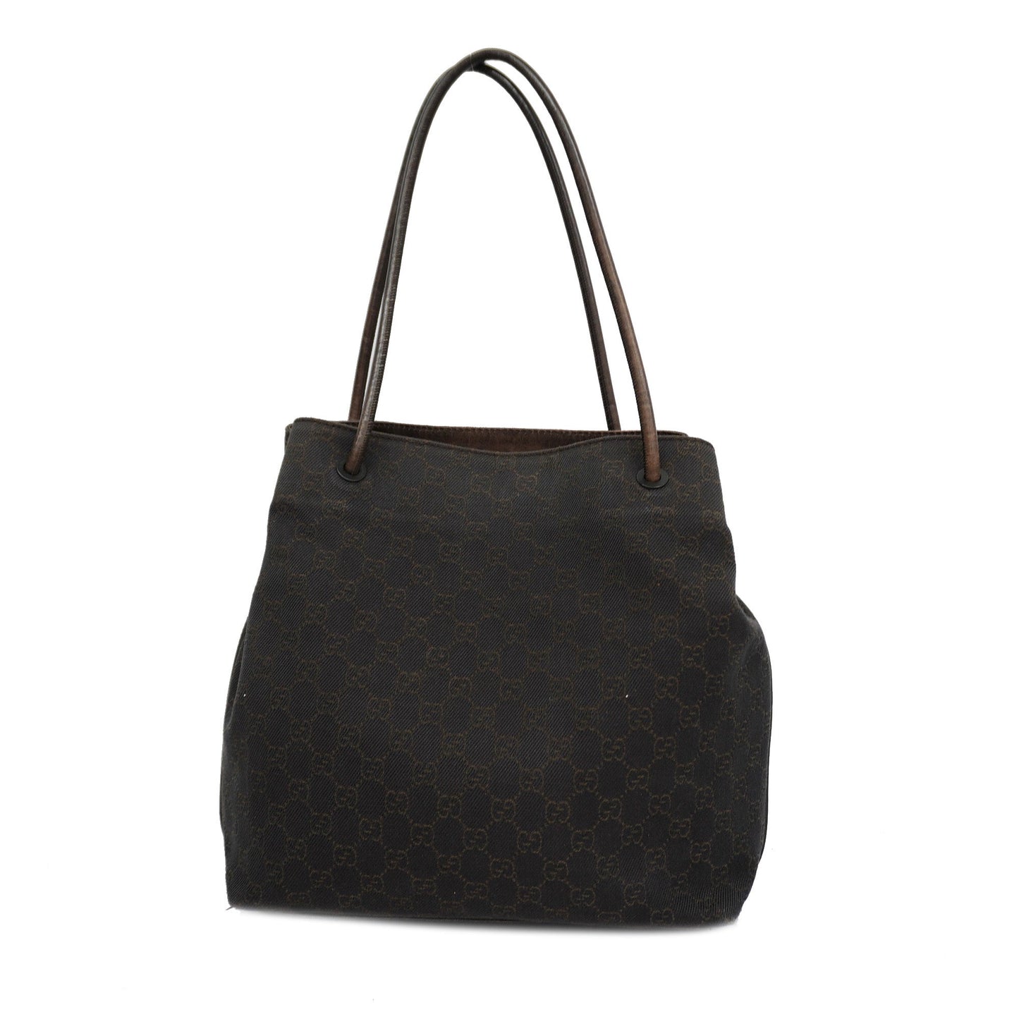 GUCCI  GG Canvas Tote Bag 101341 Women's GG Canvas,Leather