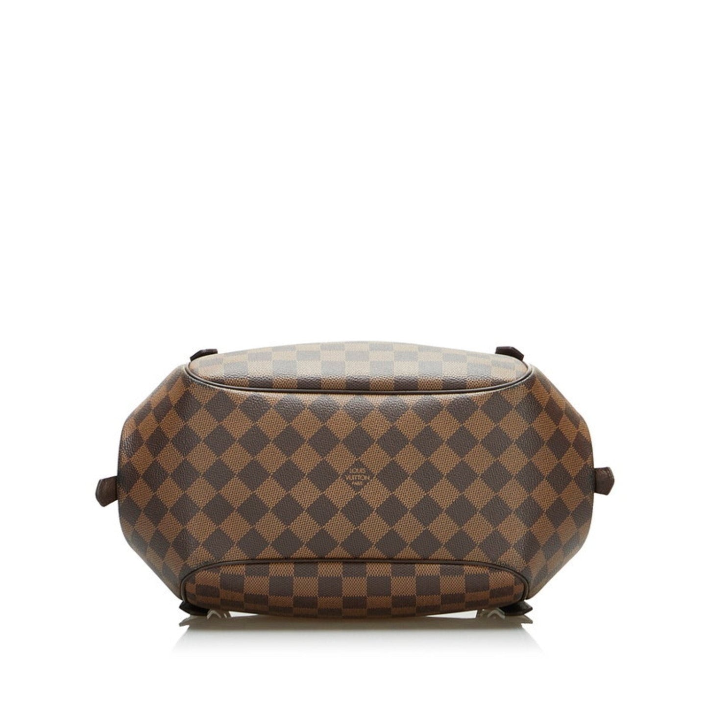 LOUIS VUITTON Damier Belem MM Handbag Shoulder Bag N51174 Brown PVC Leather Women's