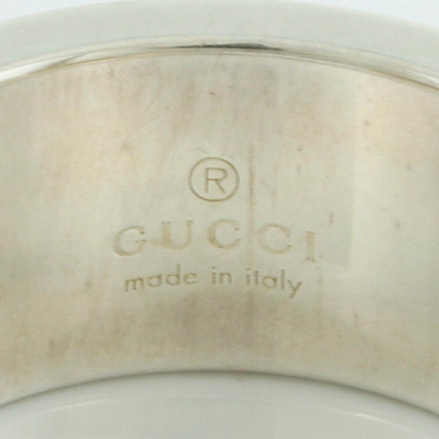 Gucci SV925 Ring G Mark 7.5 # 8 Silver Ladies 925