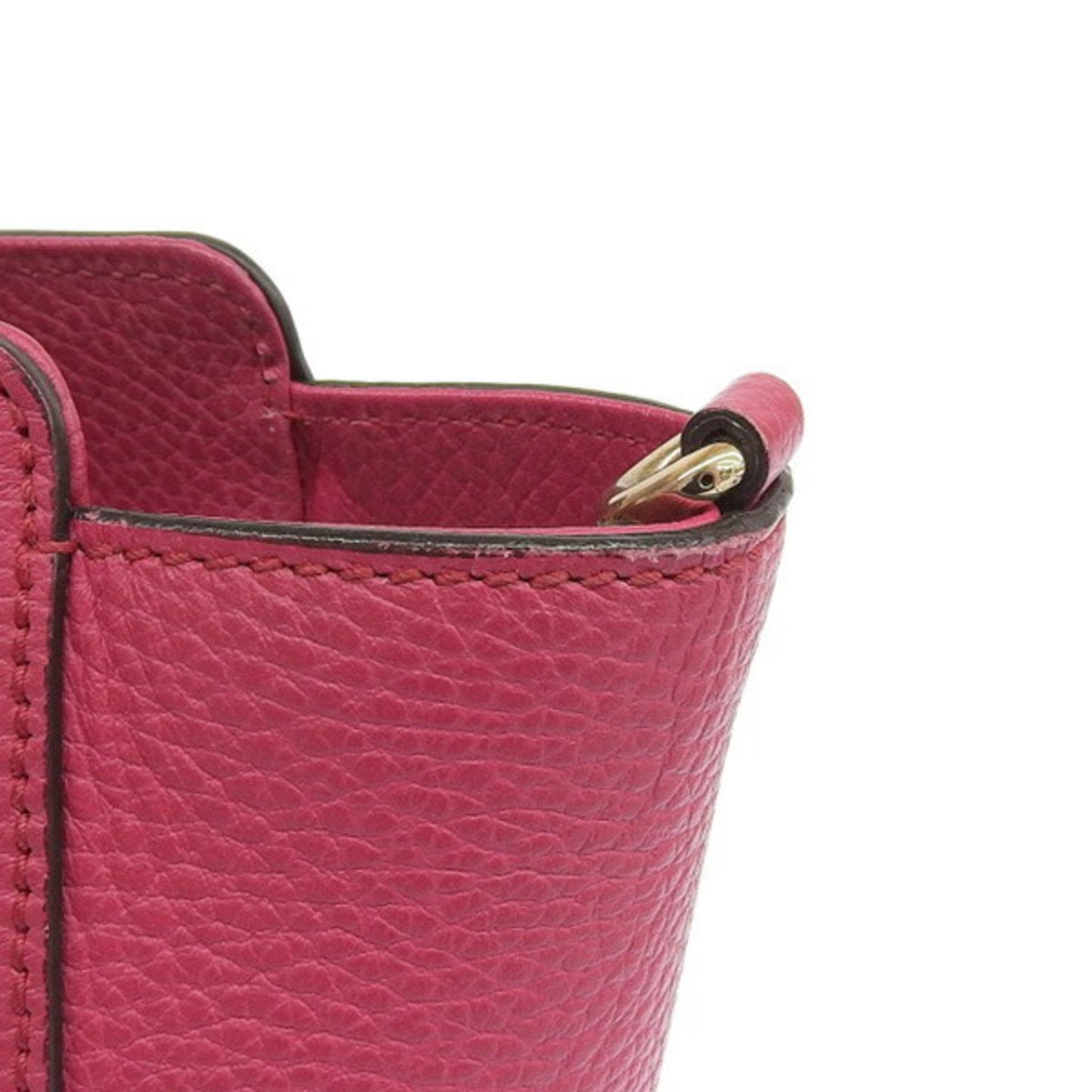Gucci leather swing mini handbag pink