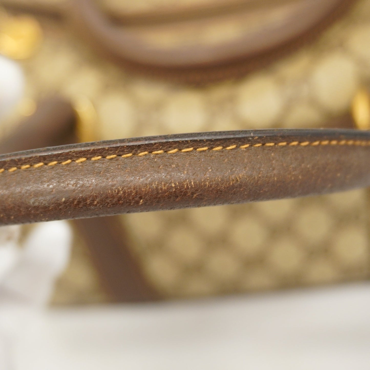 GUCCI  Handbag 000 40 0207 Women's Leather Handbag Beige,Brown