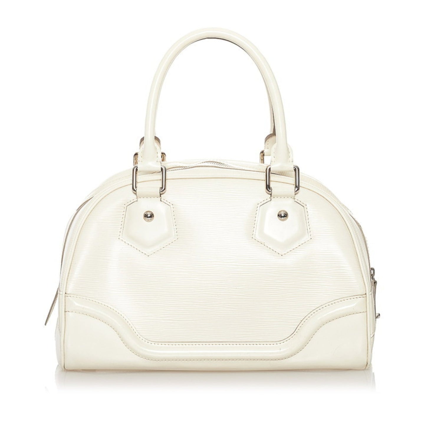 Louis Vuitton Epi Montaigne PM Handbag M5932J White Leather Ladies LOUIS VUITTON