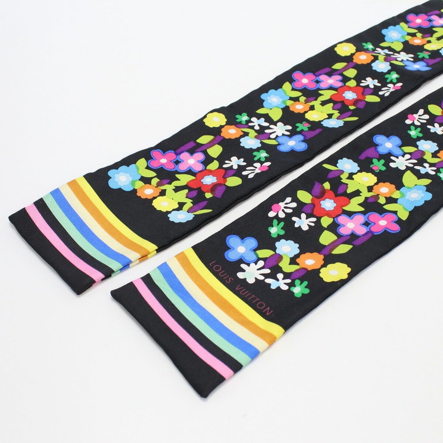 LOUIS VUITTON bandeau scarf silk / 100% ladies