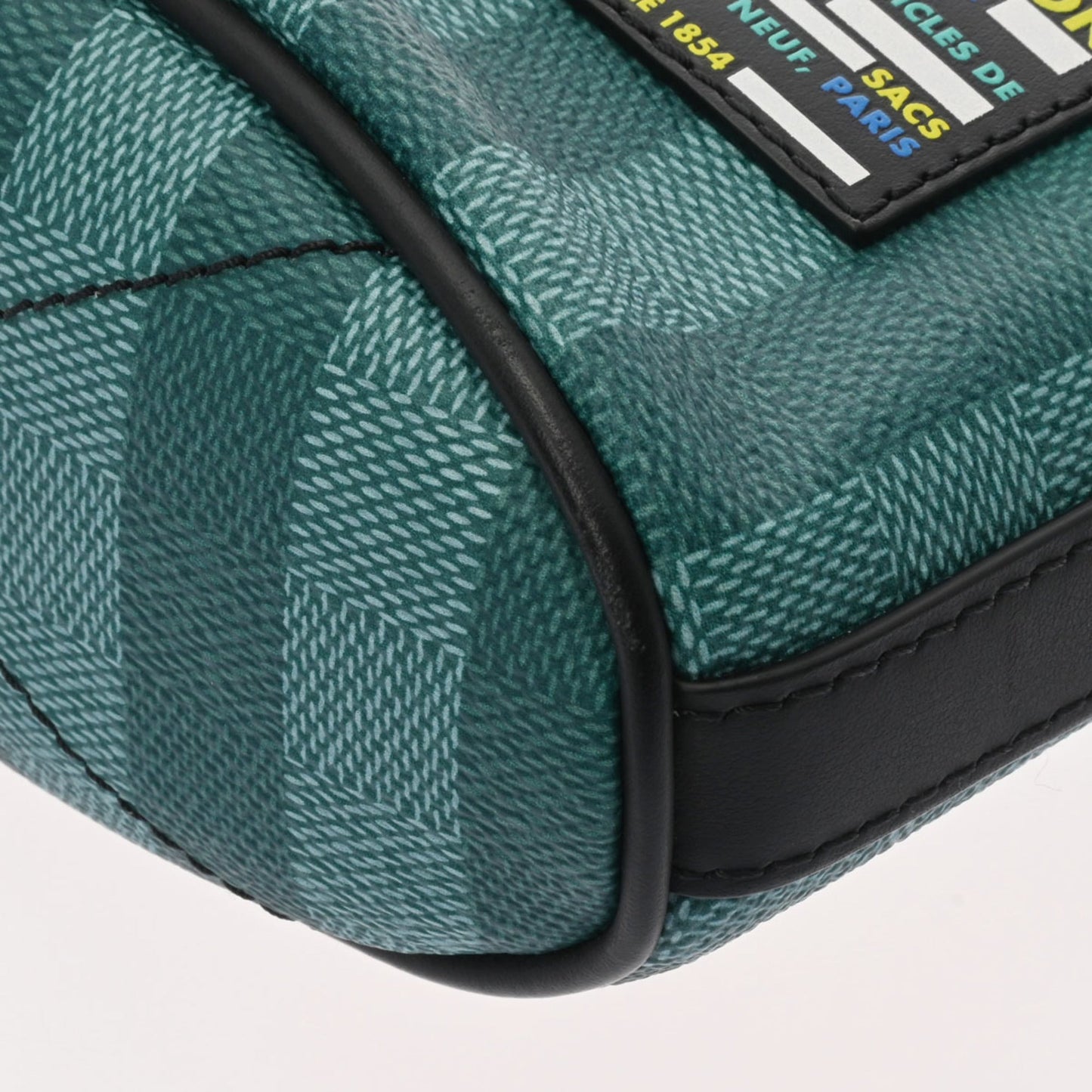 LOUIS VUITTON Damier Stripe Sac Marant Green/Yellow M59920 Shoulder Bag