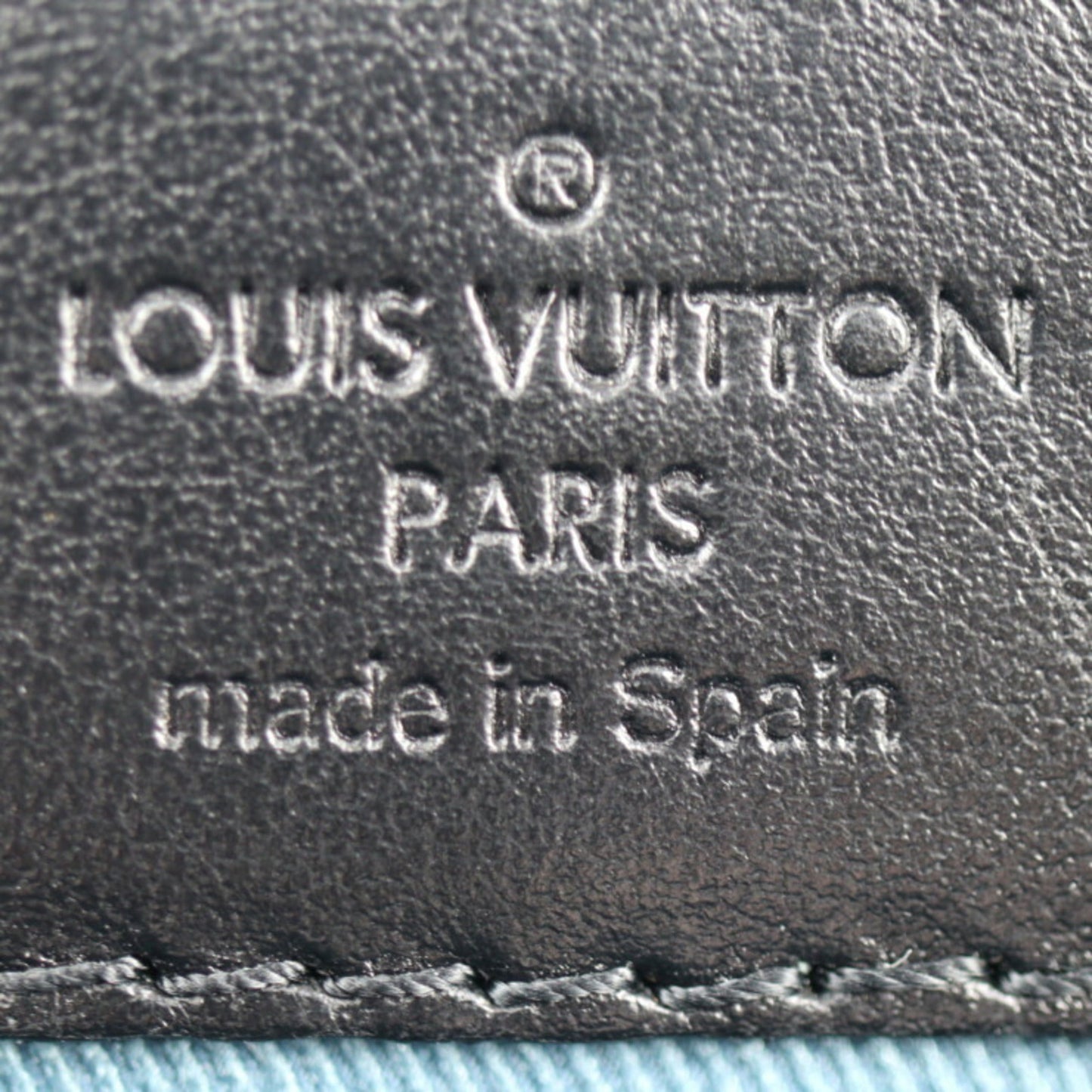 LOUIS VUITTON Alpha Messenger Shoulder Bag N40188 Damier Graphite Canvas Leather Black