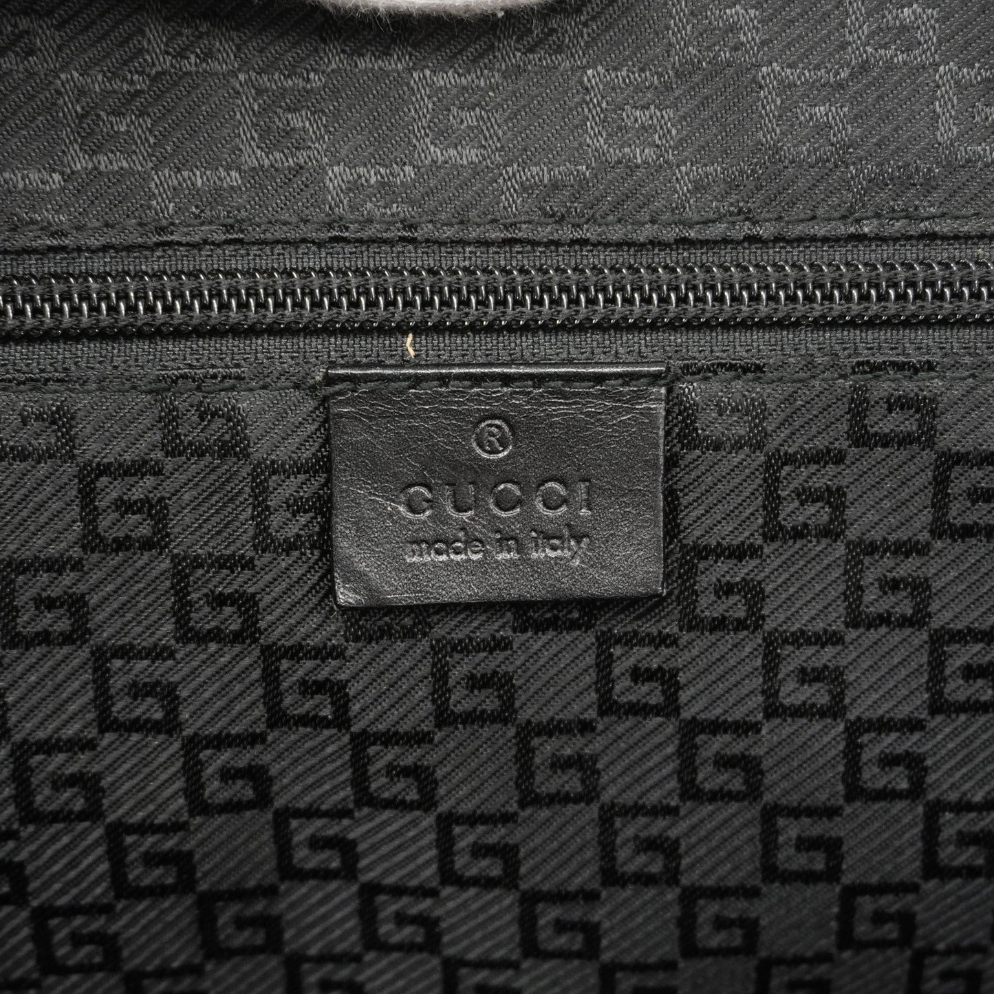 GUCCIAuth  Shoulder Bag 122374 Women's Nylon Shoulder Bag Black