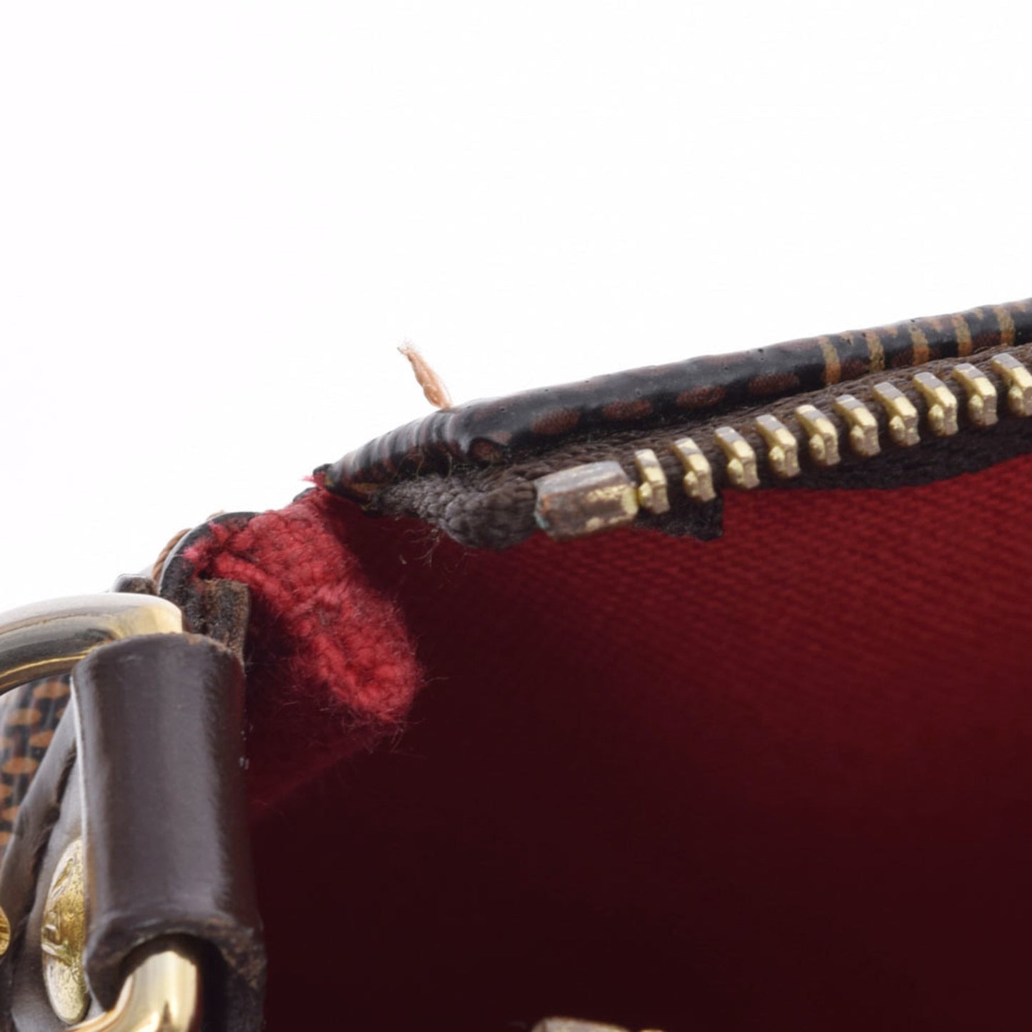 Louis Vuitton Damier Eva Brown N55213 Ladies Canvas Shoulder Bag