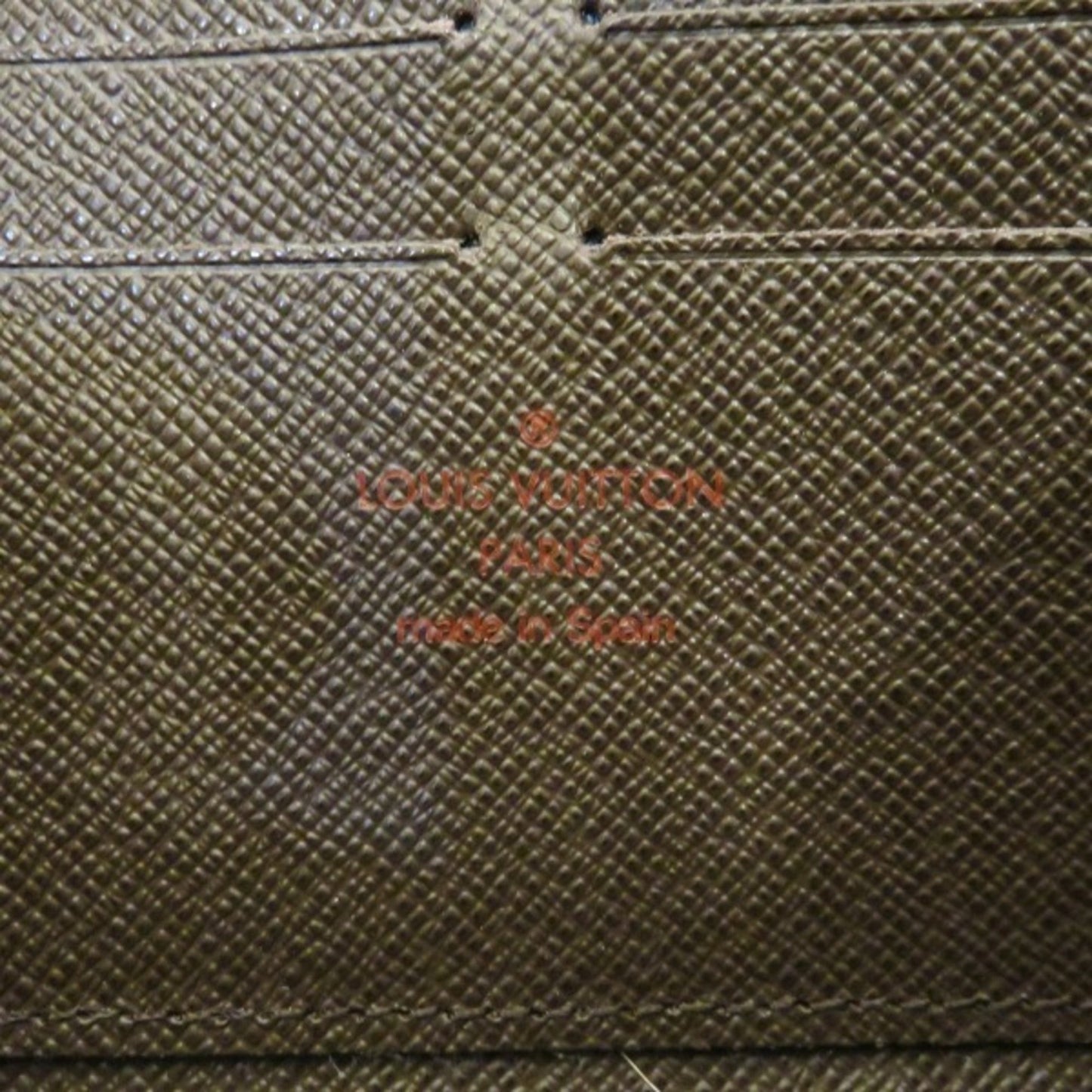 LOUIS VUITTON Damier Zippy Wallet N60015 Long Unisex