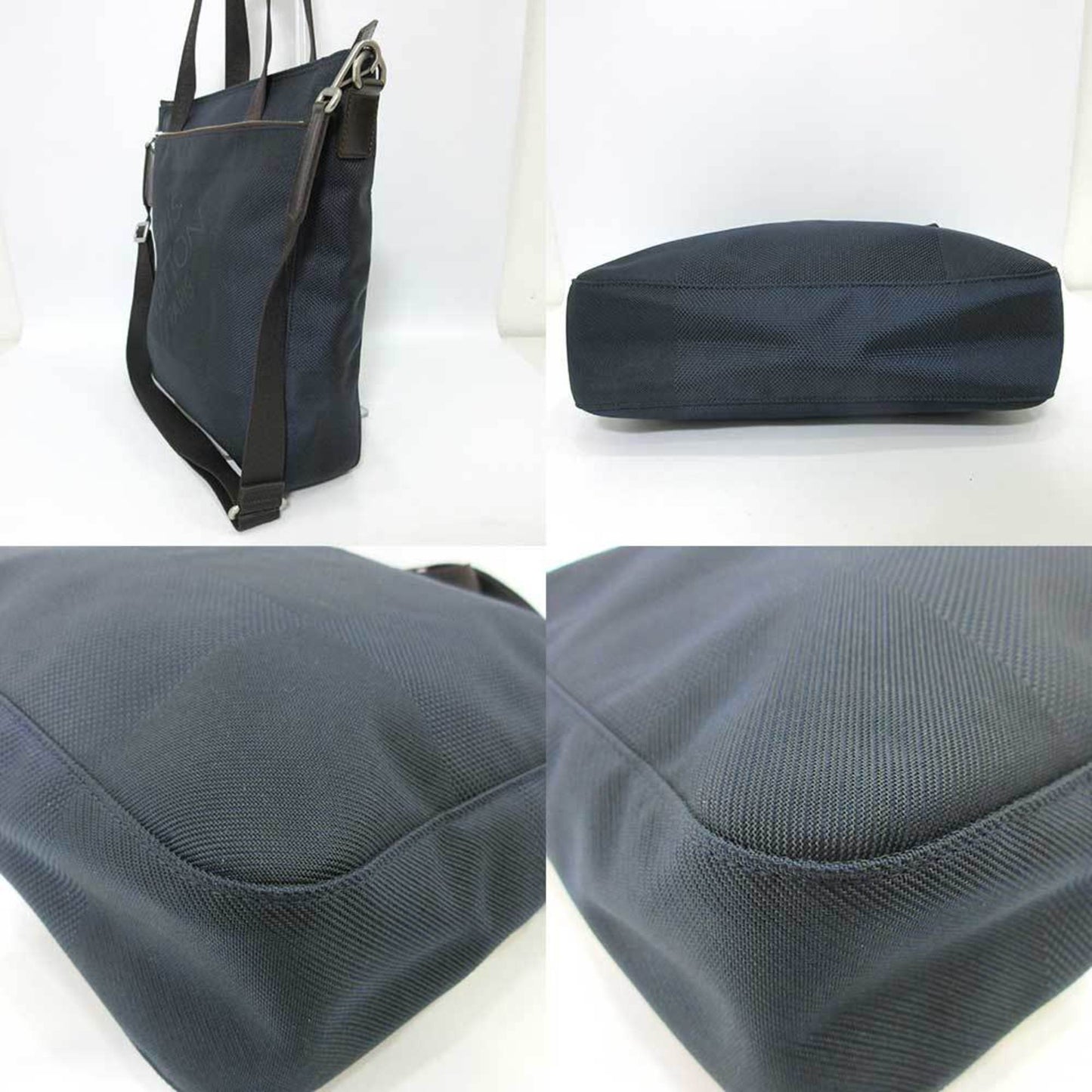 LOUIS VUITTON Bag Jongleur Blue Ocean Navy Tote Shoulder Crossbody 2way Men's Damierjean N48089 LOUISVUITTON