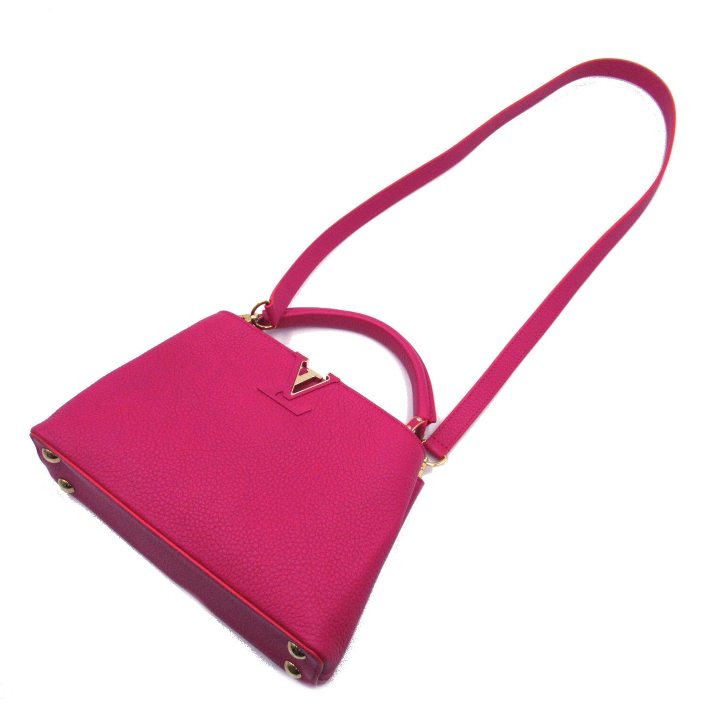 LOUIS VUITTON CapucineBB Pink Taurillon Clemence Leather leather M90294