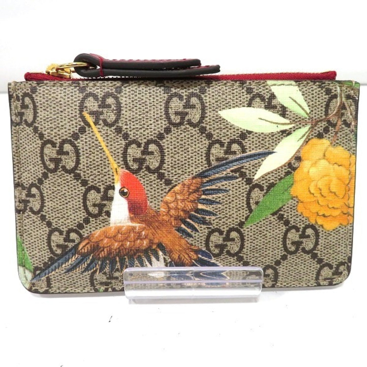 Gucci GG Supreme Tian 424898 Coin Case Women's Accessory