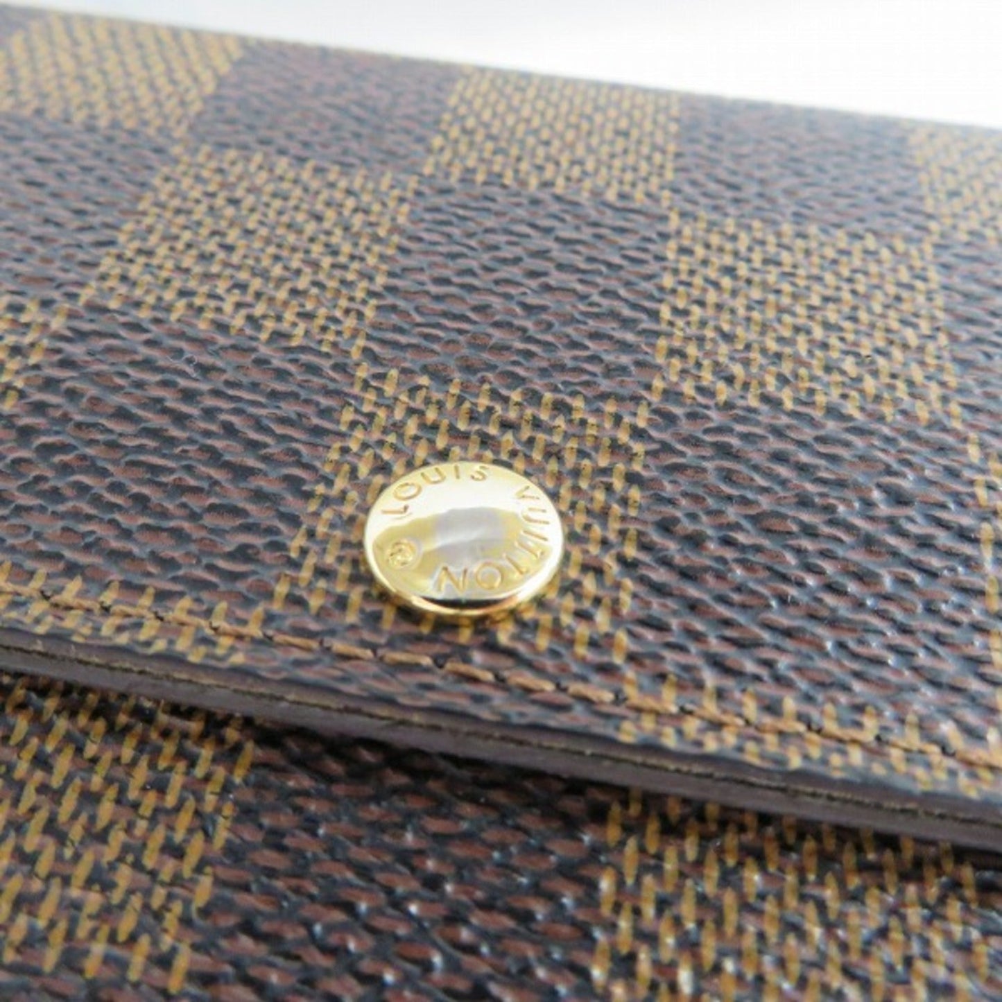 LOUIS VUITTON Damier Portefeuille Sarah N61734 Long Wallet Unisex
