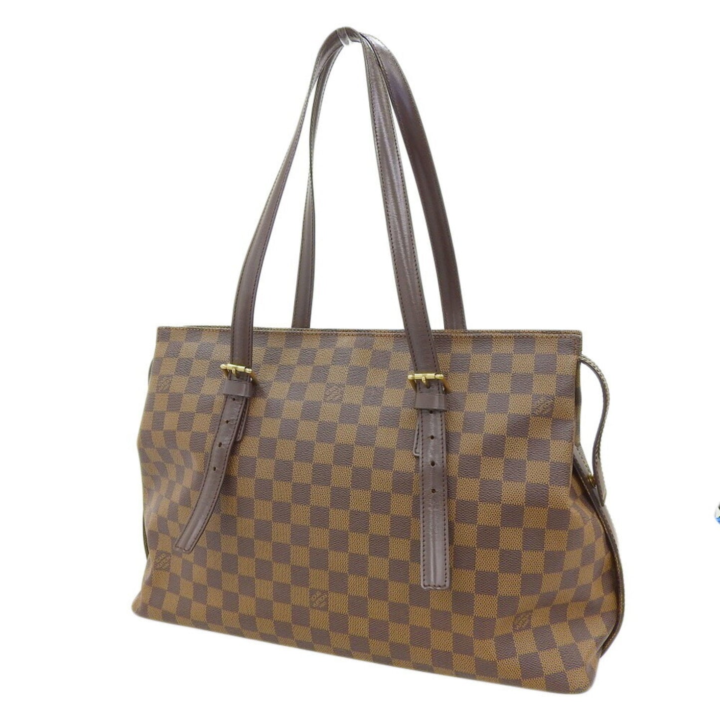 Louis Vuitton Damier Chelsea Tote Bag Shoulder Ebene N51119