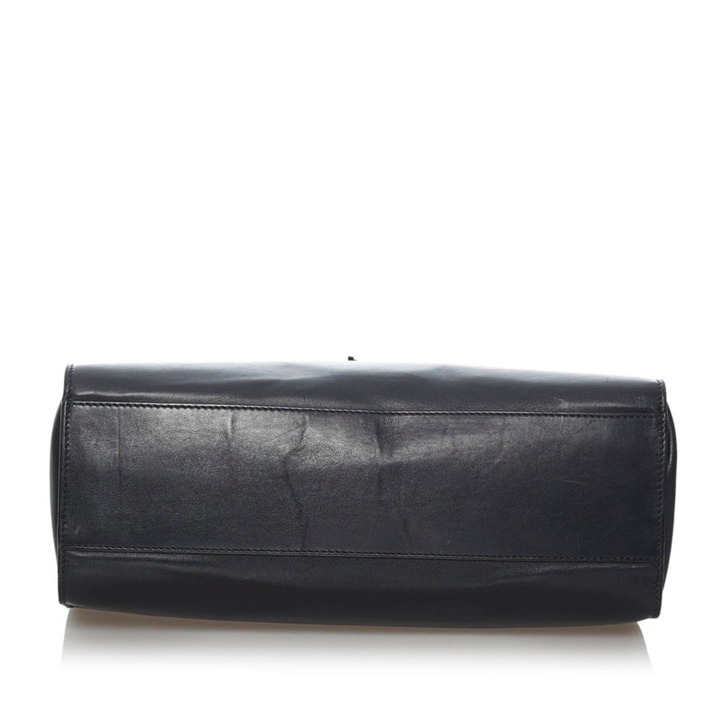 Gucci Horsebit Chain Shoulder Bag 295403 Black Leather Ladies