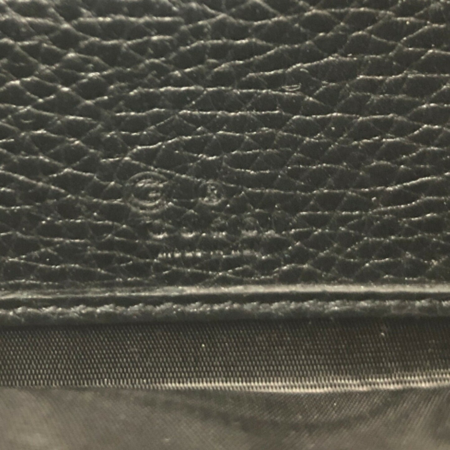Gucci Coin Case Interlocking G Soho Round 598209 Leather Black Ladies Gucci