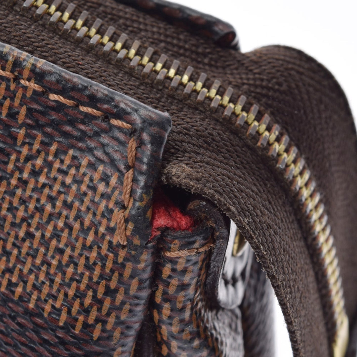 Louis Vuitton Damier Eva Brown N55213 Ladies Canvas Shoulder Bag