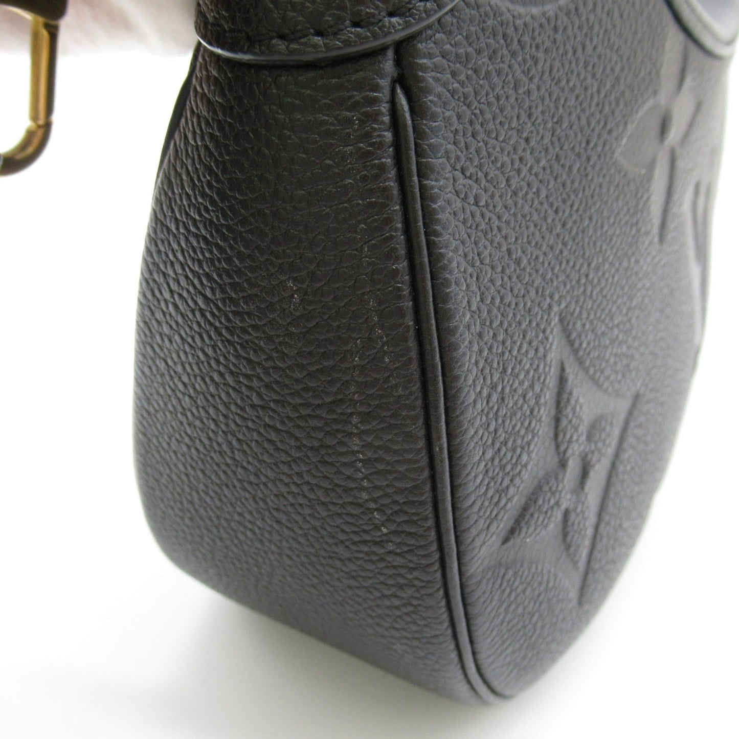 LOUIS VUITTON Bagatelle NM Shoulder Bag Black Black Monogram empreinte PVC coated canvas M46002