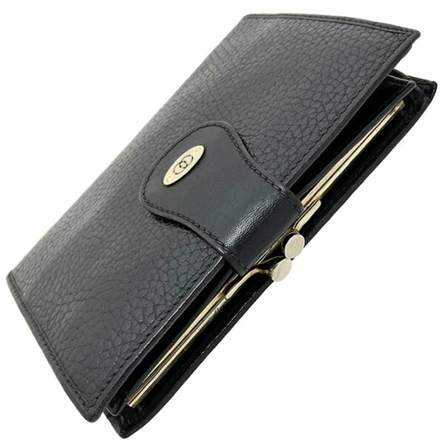 Gucci Purse Old Leather Black 035 327 GUCCI Bi-Fold