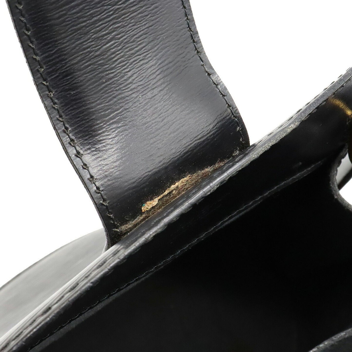 LOUIS VUITTON Epi Cluny Shoulder Bag Leather Noir Black M52252